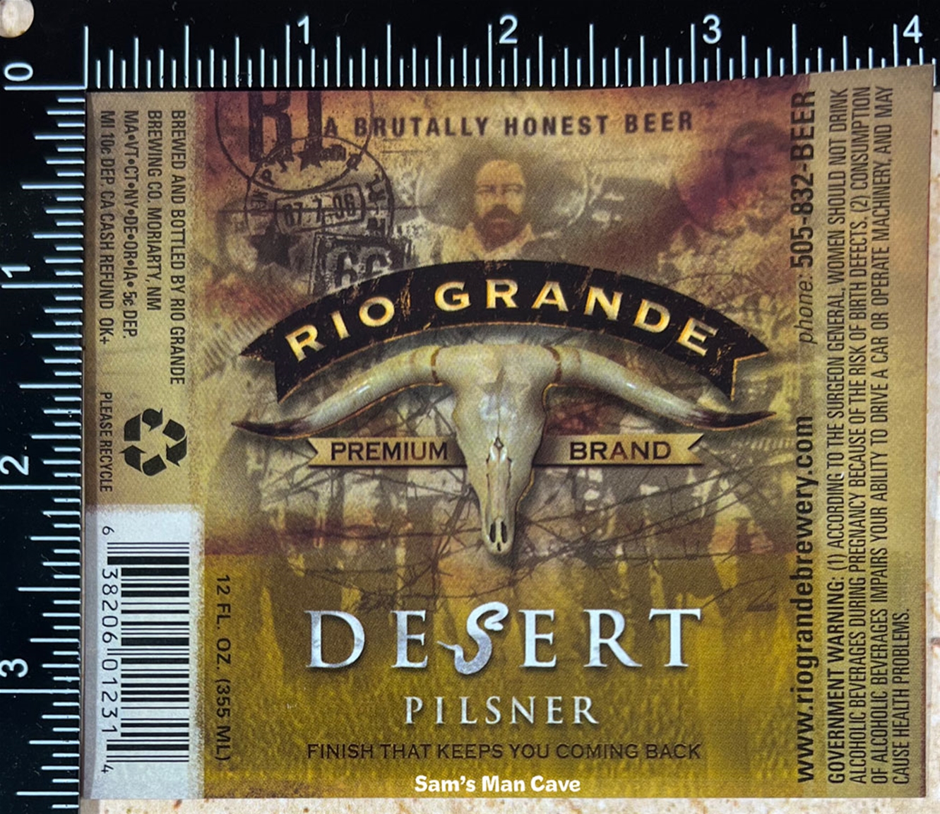 Rio Grande Desert Pilsner Label