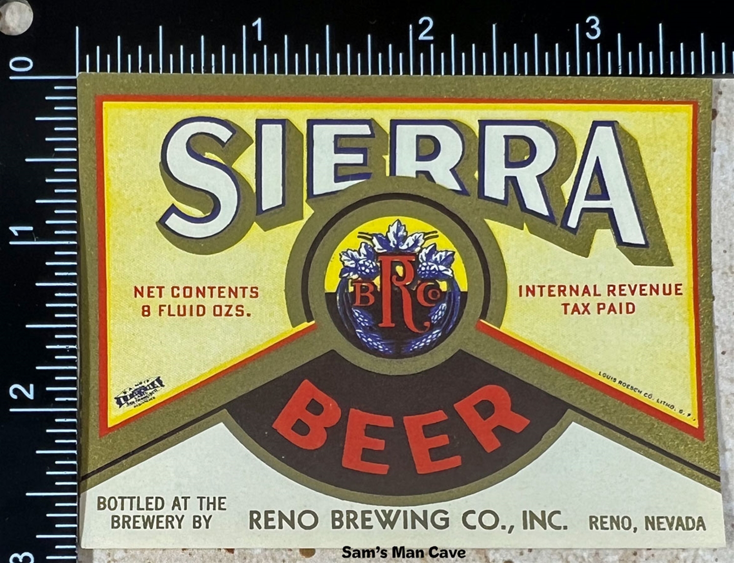 Sierra Beer IRTP Label