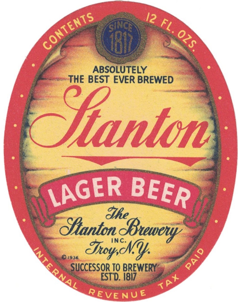 Stanton Lager Beer IRTP Label