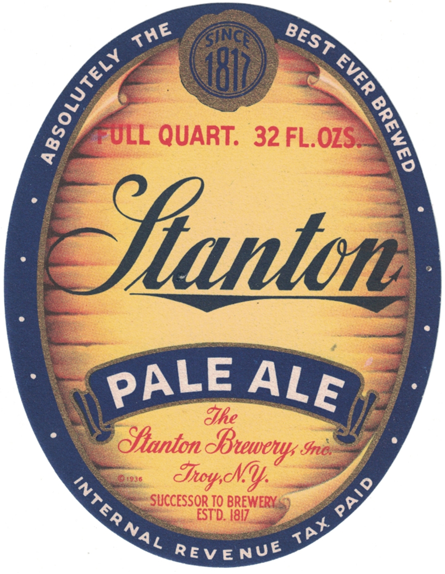 Stanton Pale Ale IRTP Label