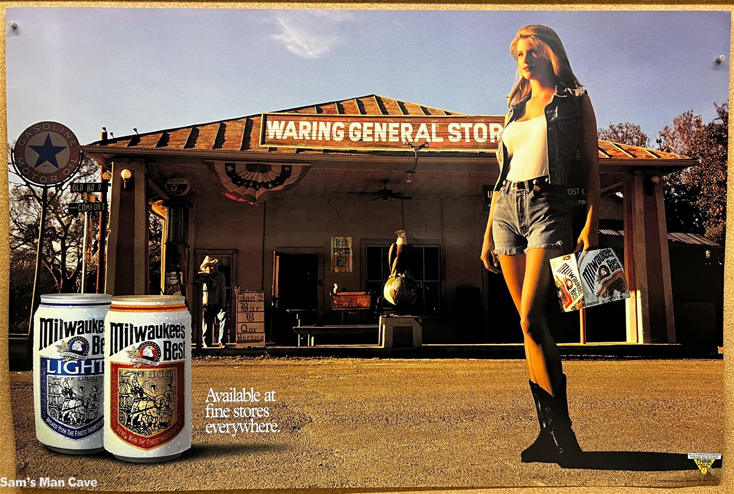 Milwaukee's Best General Store Beer Poster
