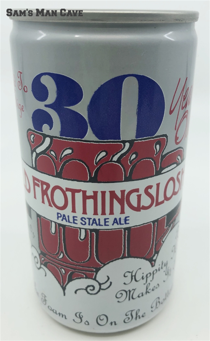 Old Frothingslosh 30 Years Beer Can