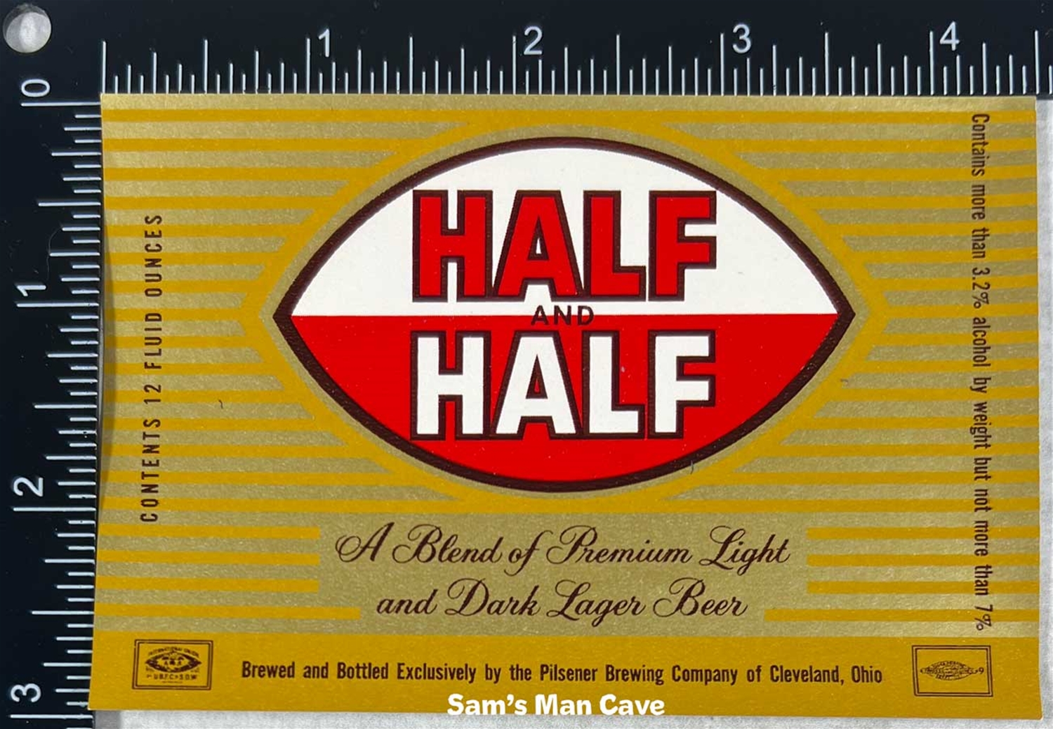 Half and Half Beer Label