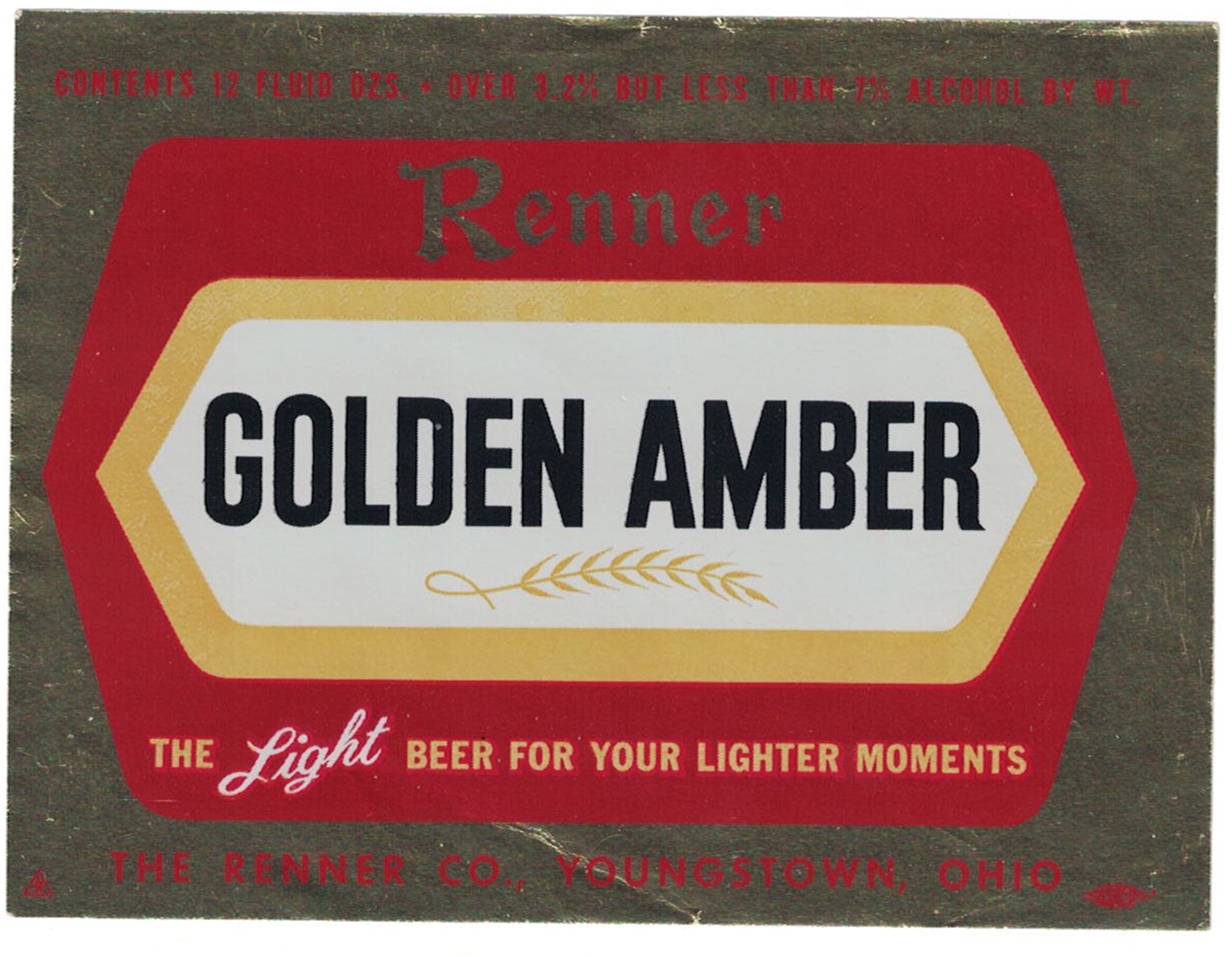 Renner Golden Amber Label (foil)