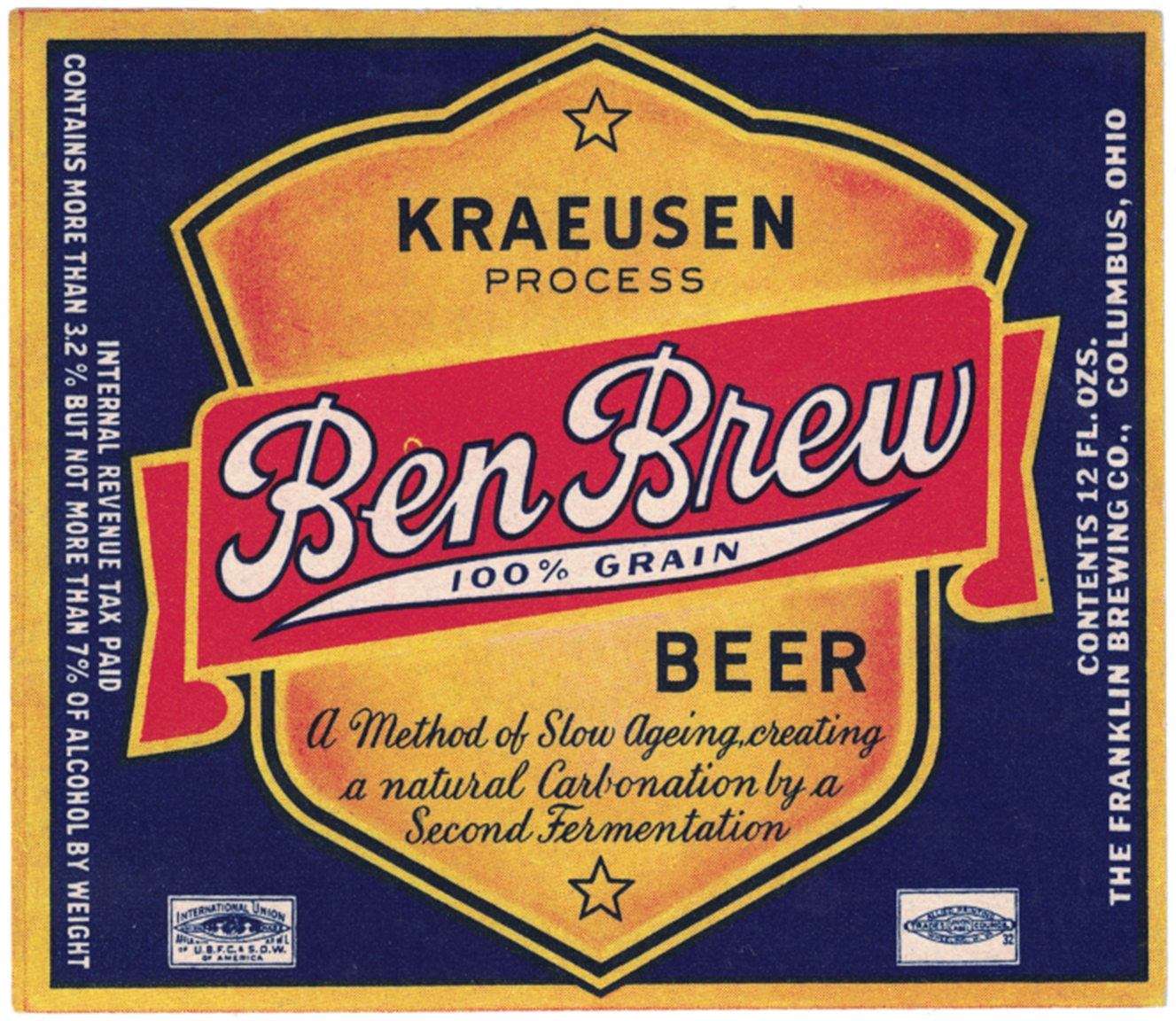 Ben Brew IRTP Beer Label