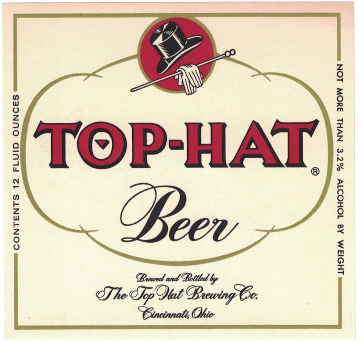 Top Hat Label 