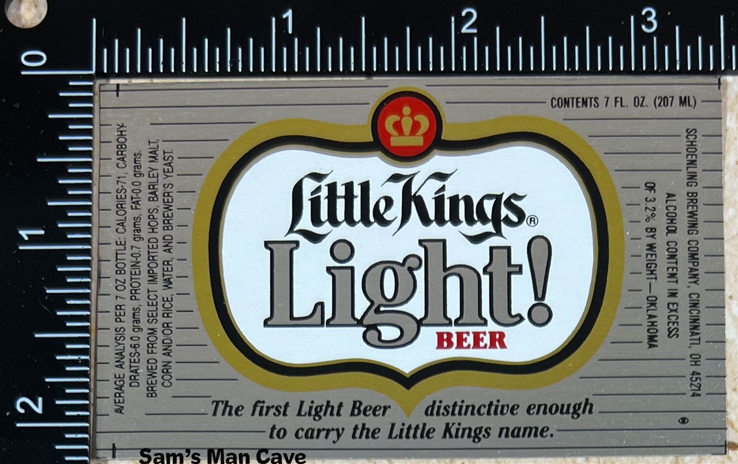 Little Kings Light Beer Label