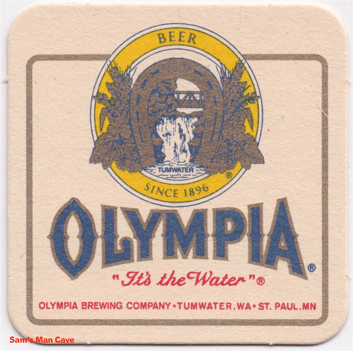 Olympia Beer Coaster