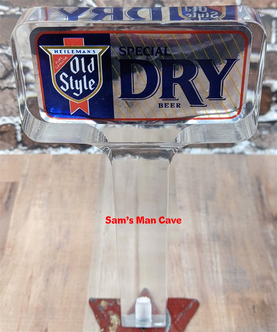 Old Style Special Dry Lucite Tap Handle