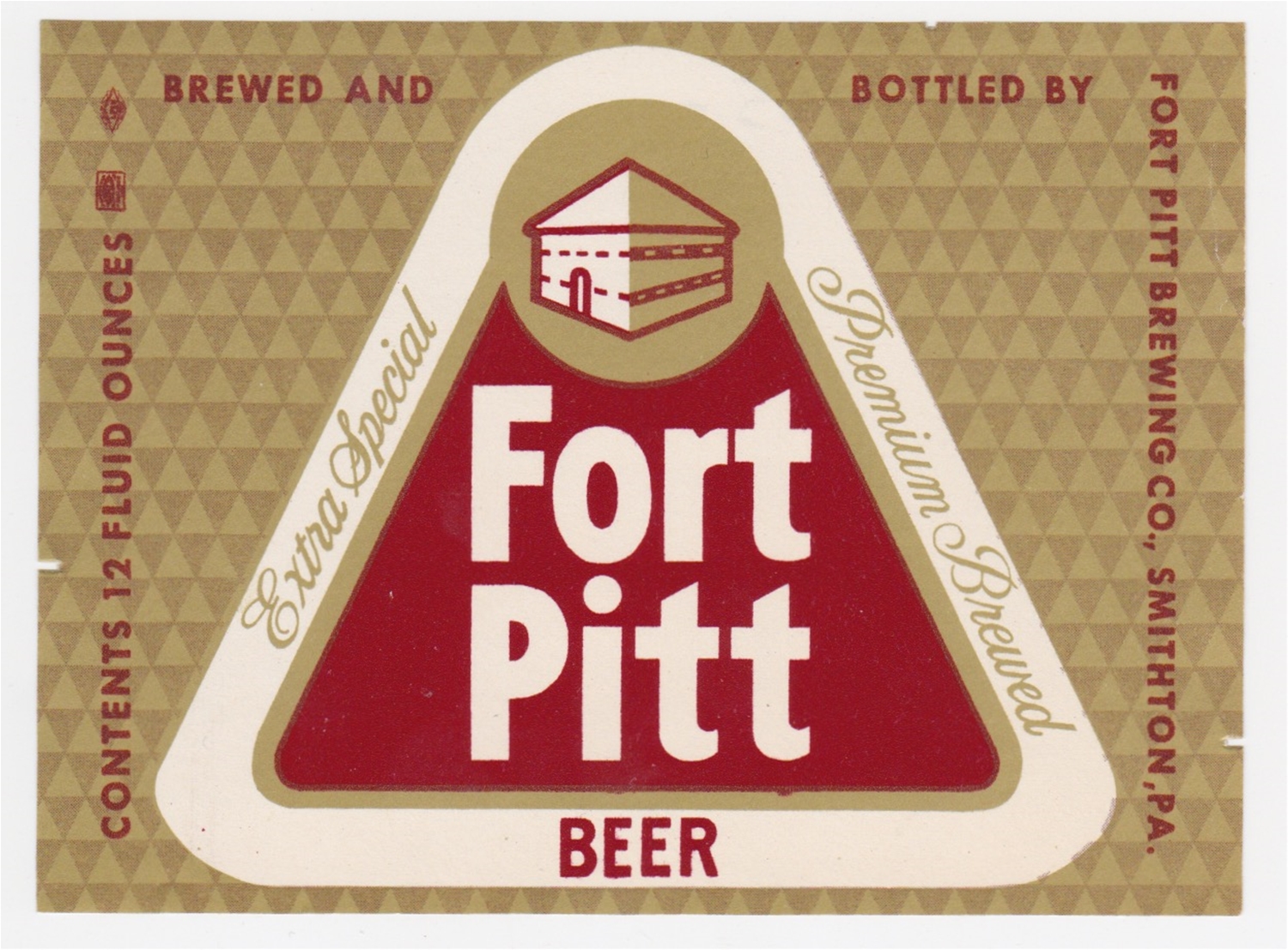 Fort Pitt Extra Special Beer Label