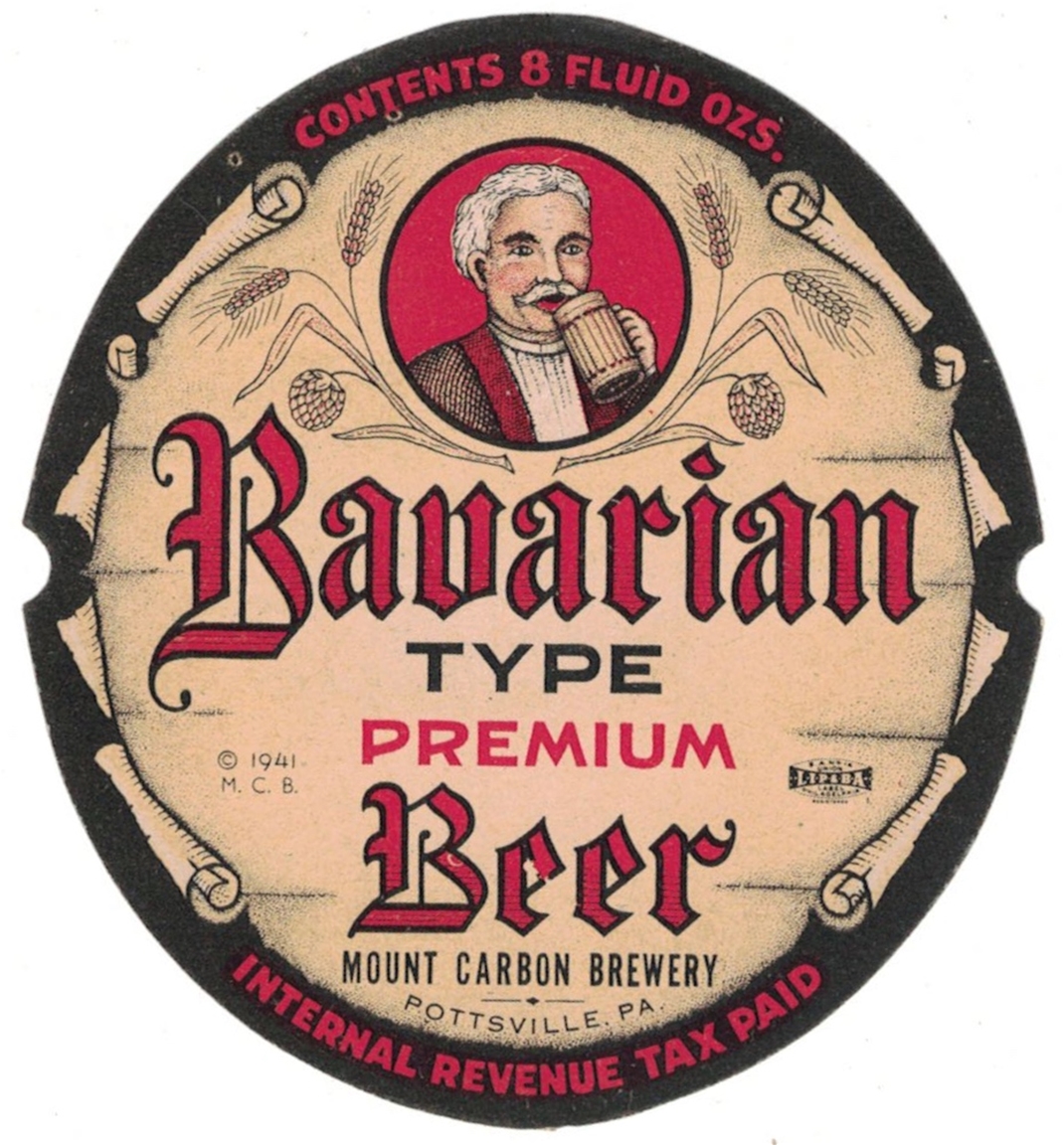 Bavarian Type Premium IRTP Beer Label