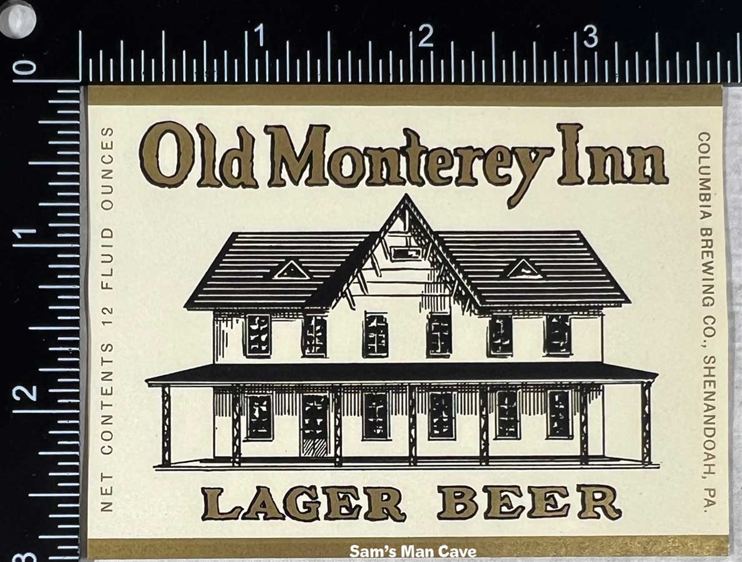 Old Monterey Inn Beer Label