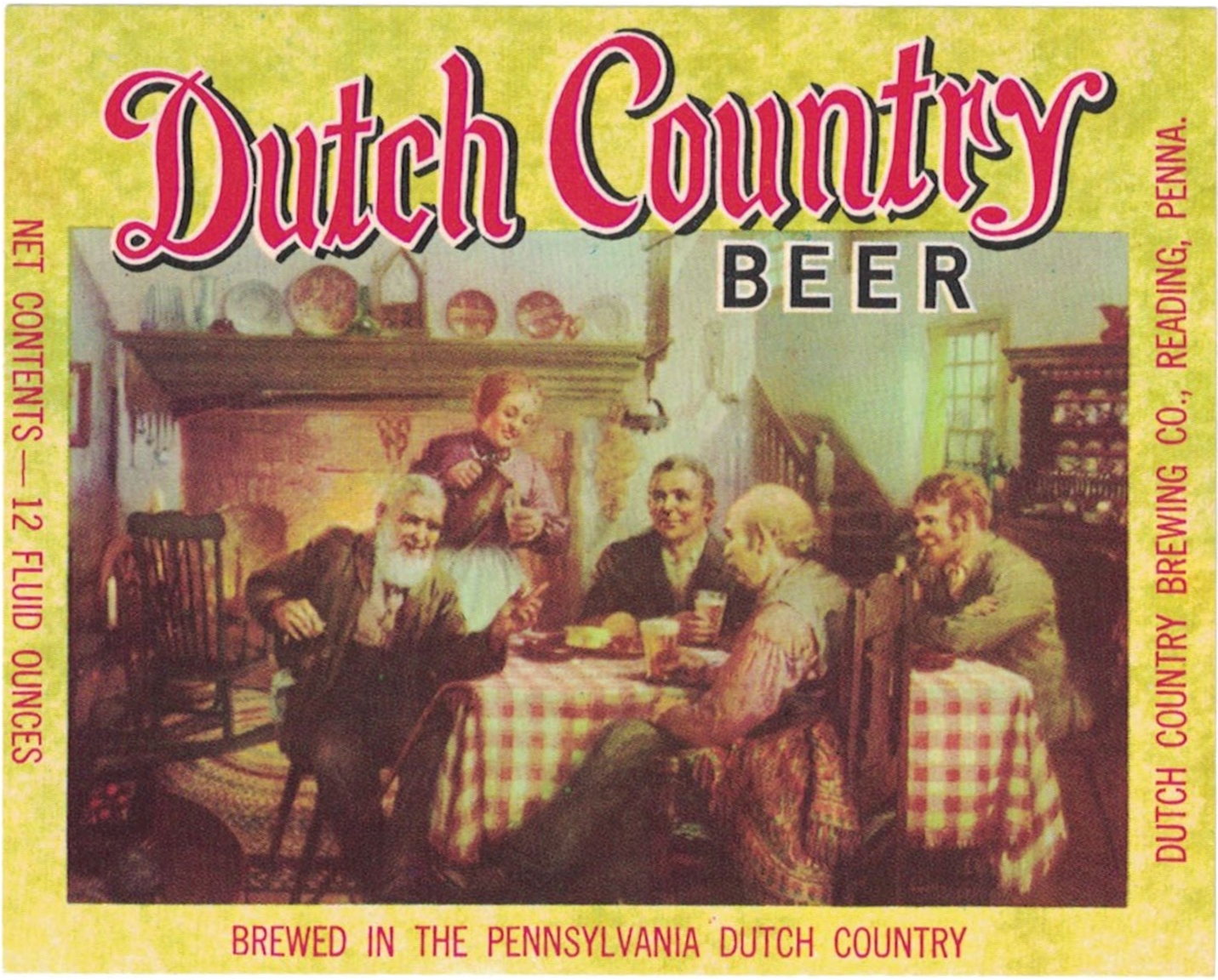 Dutch Country Beer Label