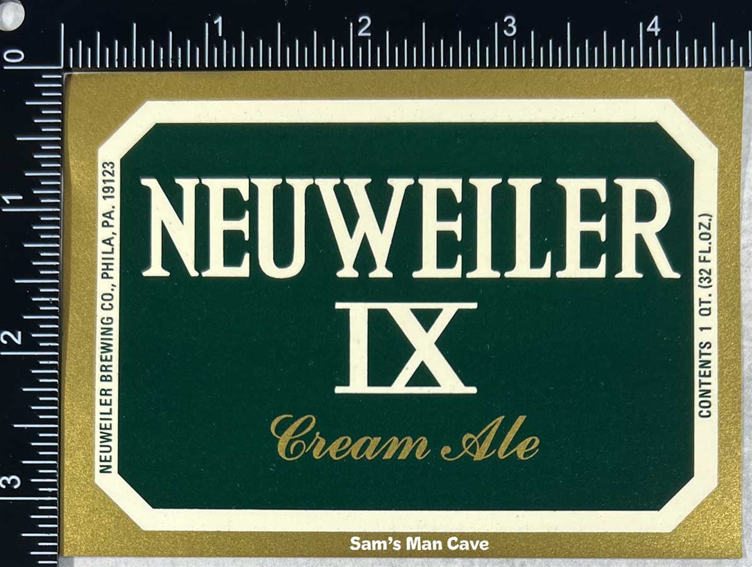 Neuweiler IX Cream Ale Label