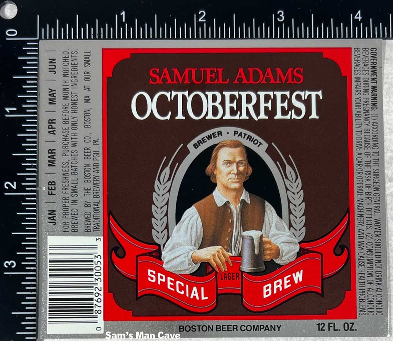 Samuel Adams Octoberfest Label