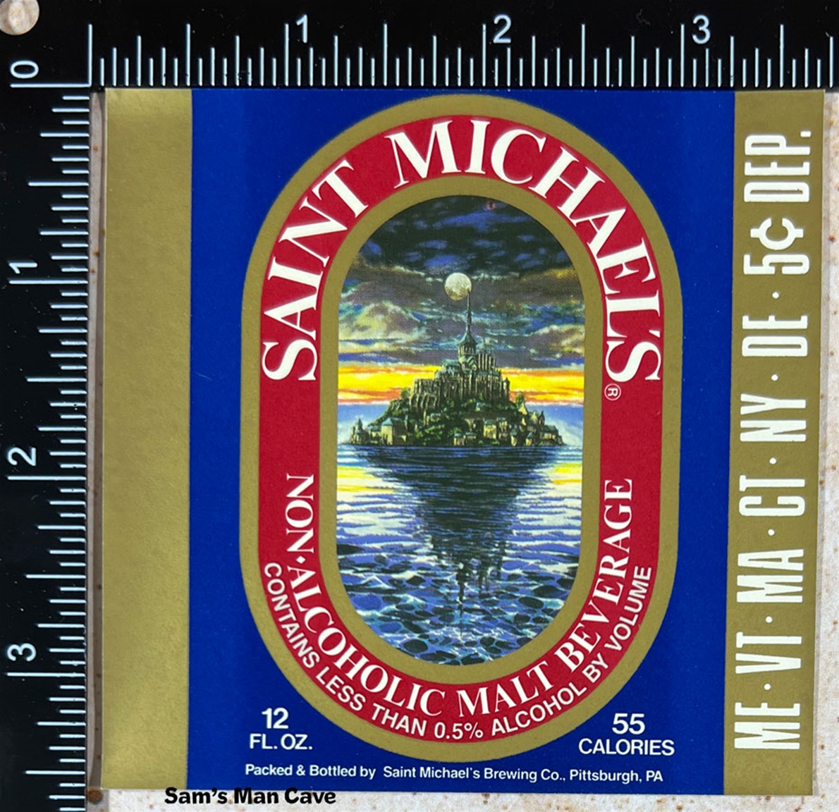 Saint Michael's Malt Beverage Label