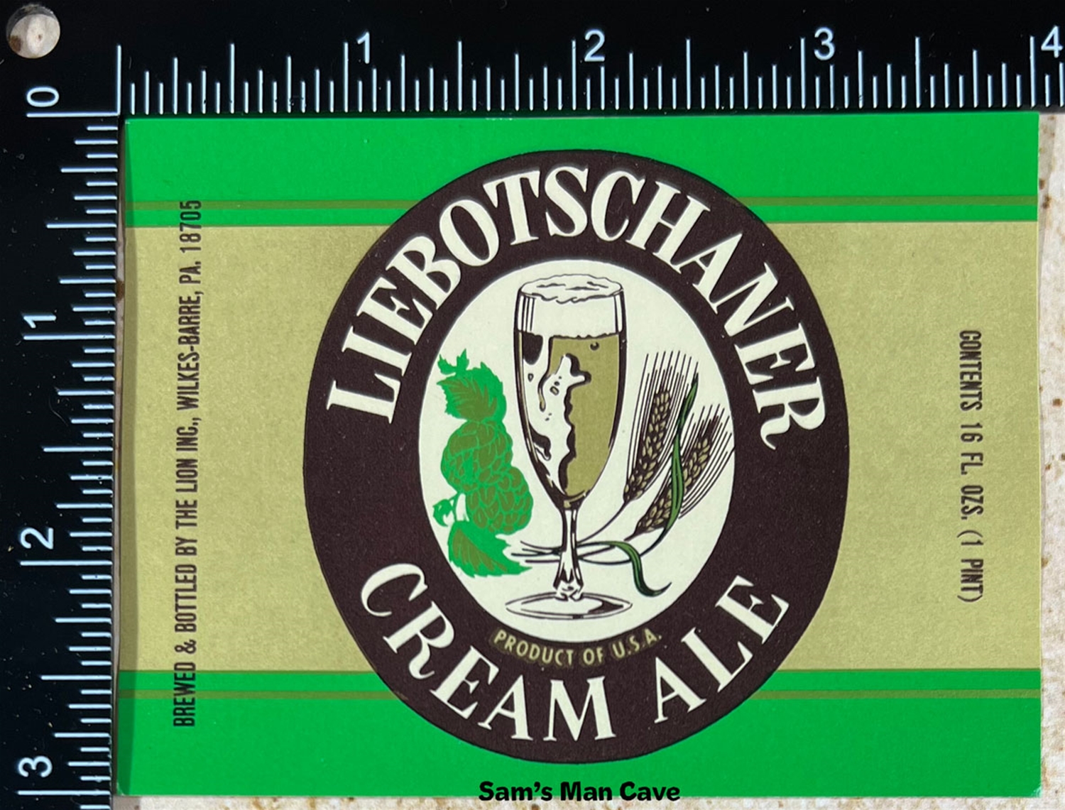 Liebotschaner Cream Ale Label