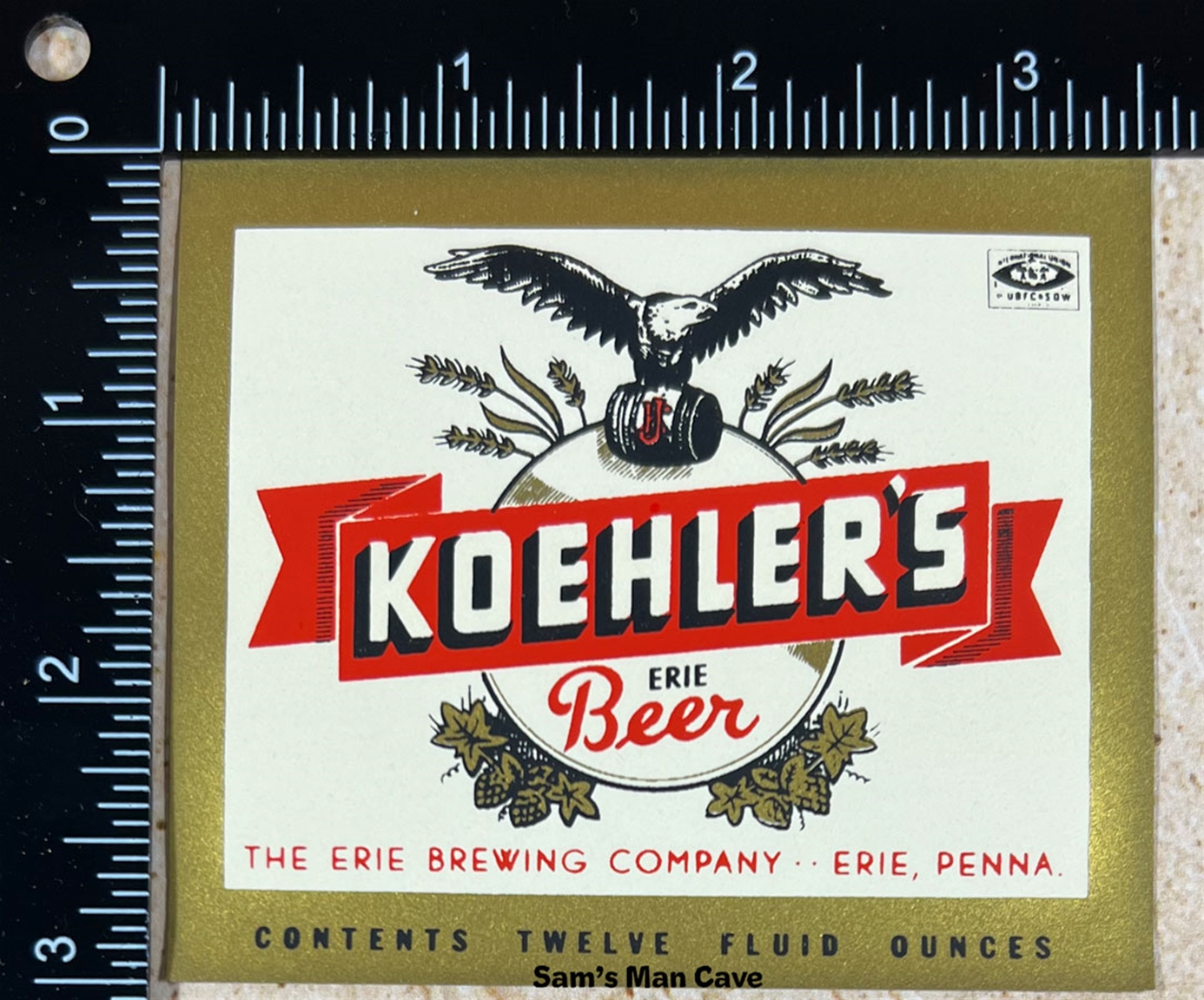 Koehler Beer Label