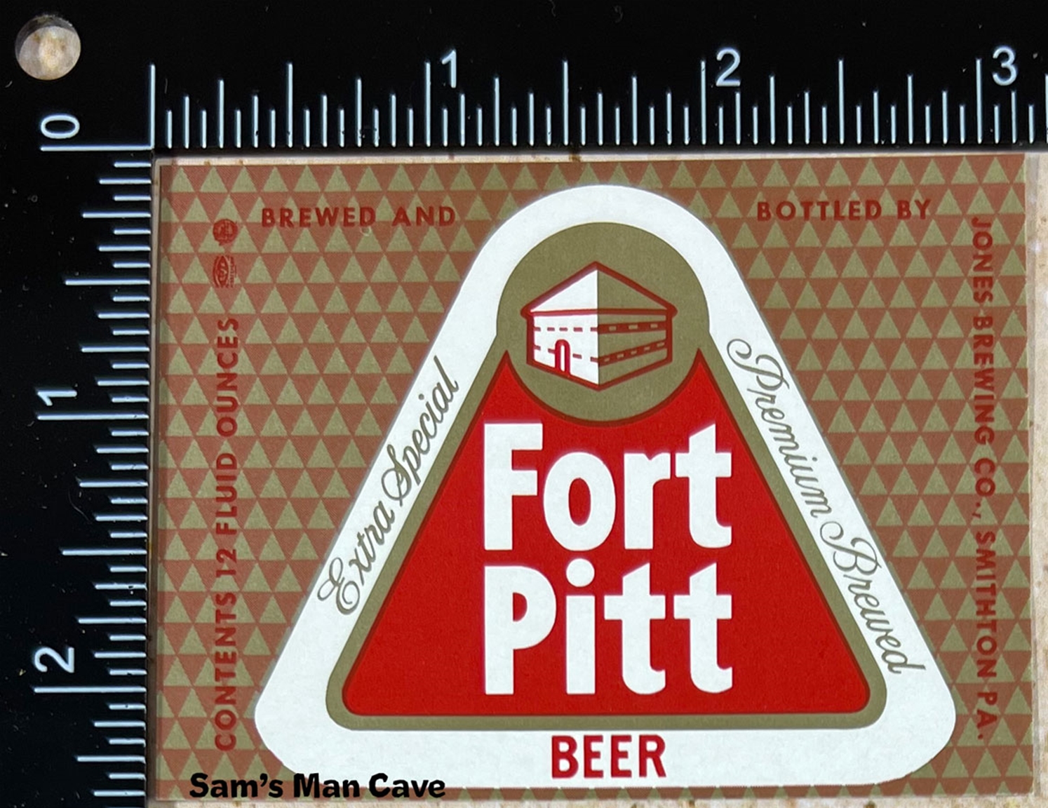 Fort Pitt Beer Label