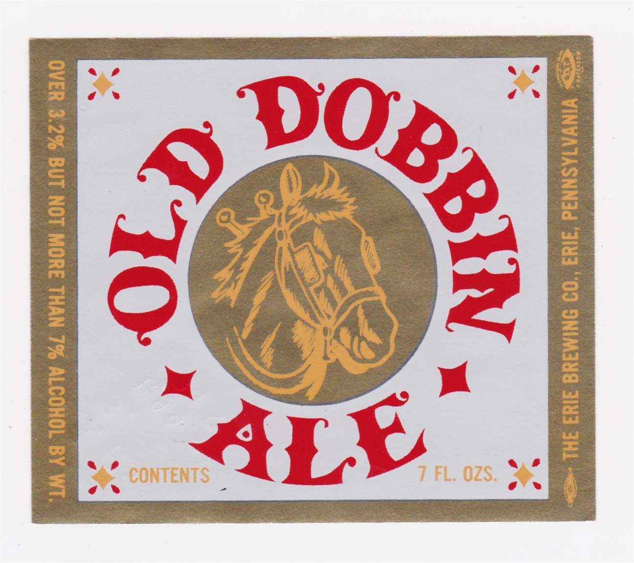 Old Dobbin Beer Label
