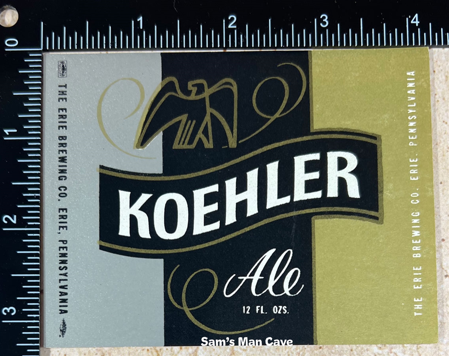 Koehler Ale Beer Label