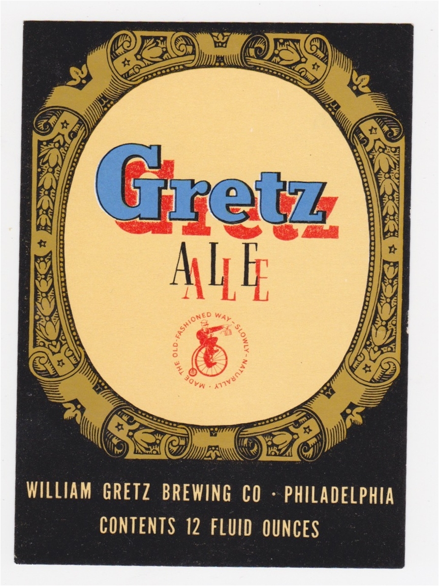 Gretz Ale Beer Label