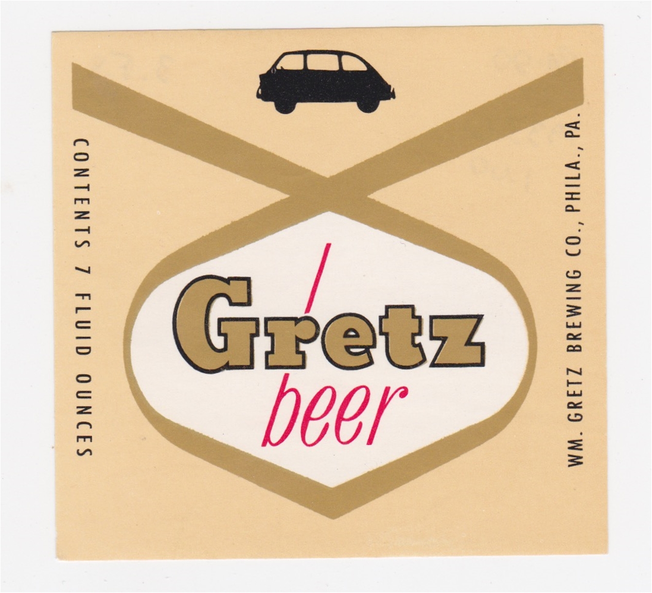 Gretz Beer Label