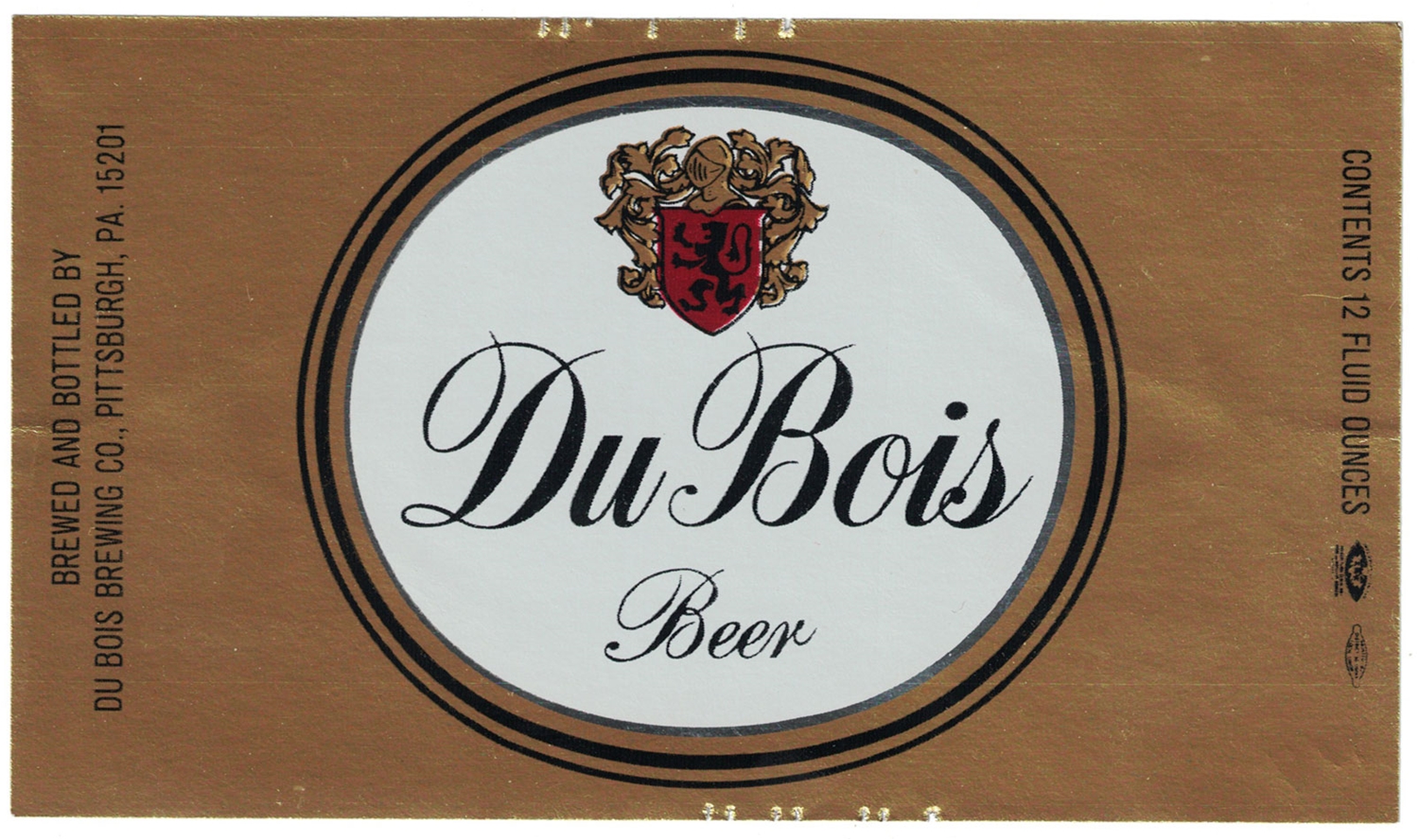 Du Bois Beer Label