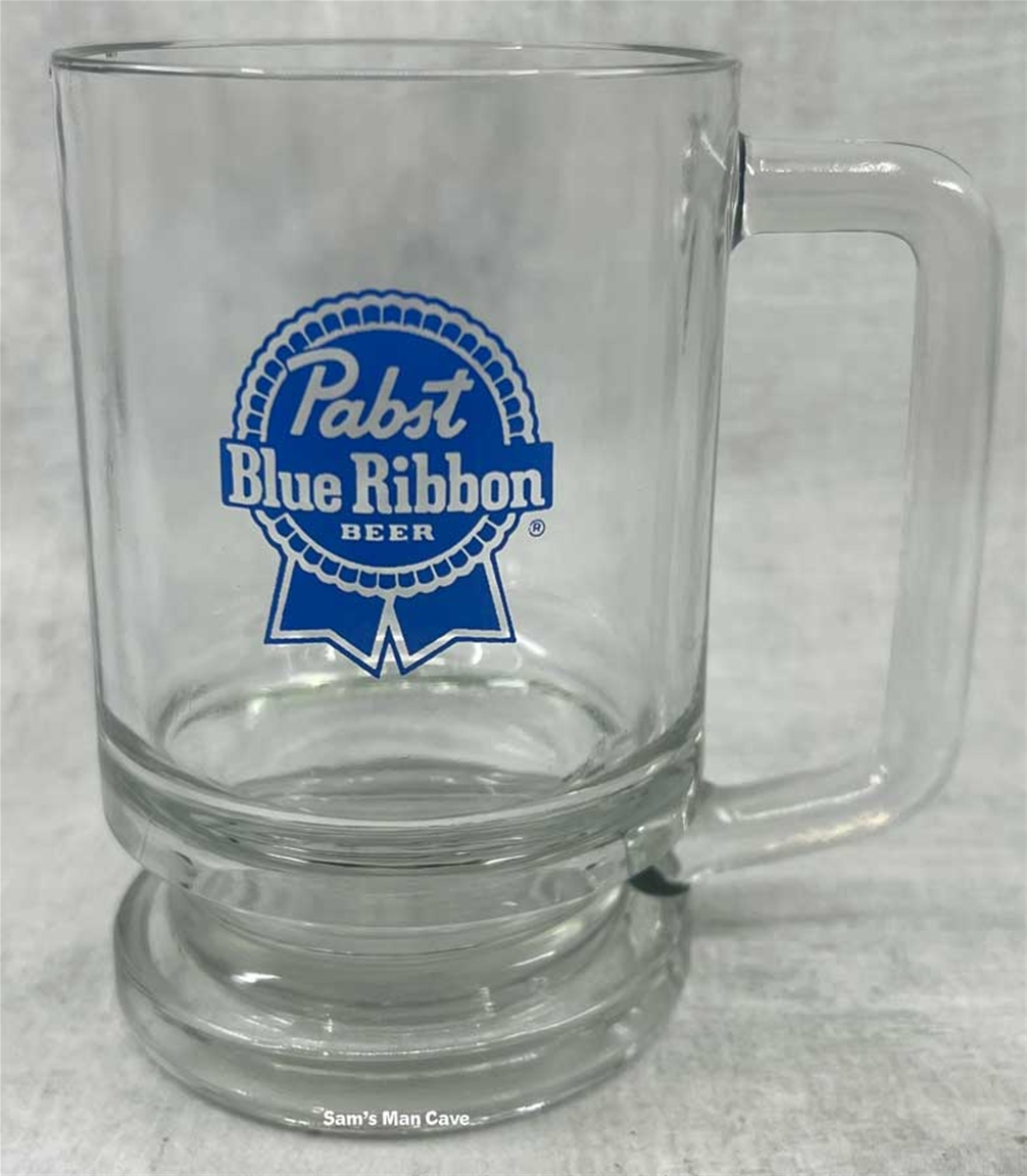 Pabst Blue Ribbon Glass Mug