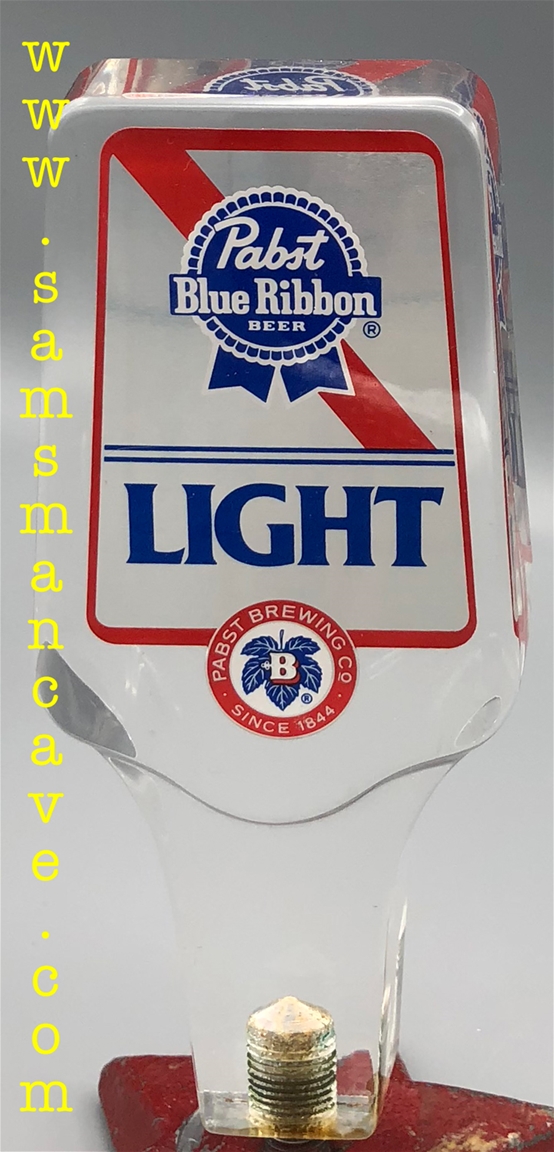 Pabst Blue Ribbon Light Lucite Tap