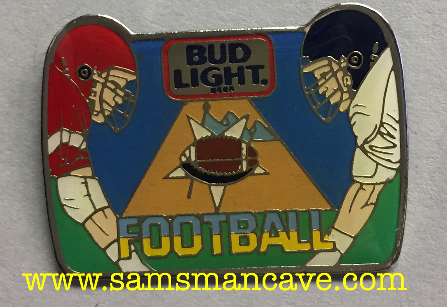 Bud Light Football Pin