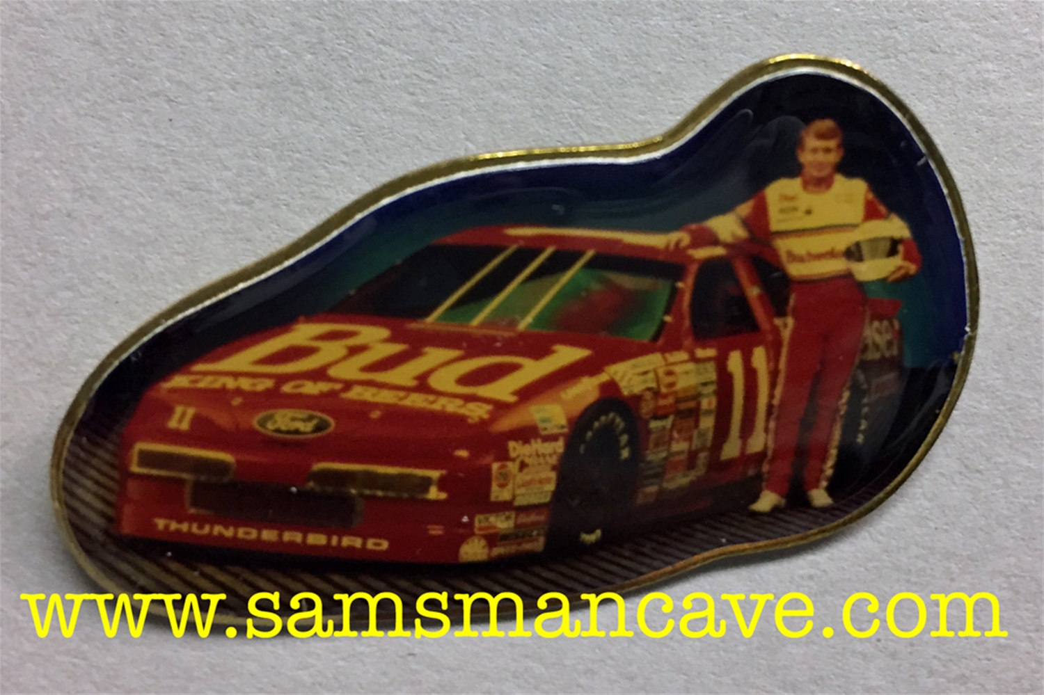 Bud Bill Elliott NASCAR Pin
