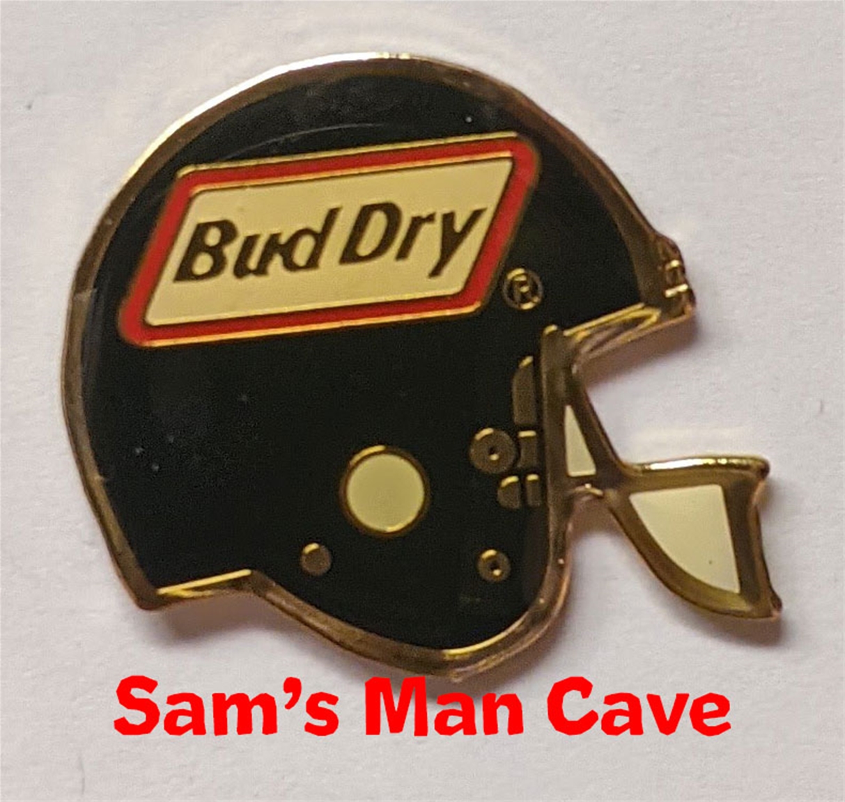 Bud Dry Football Helmet Pin