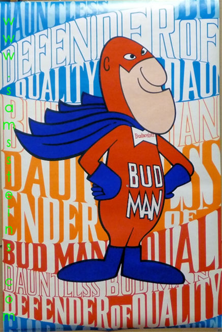 Budman Beer Poster