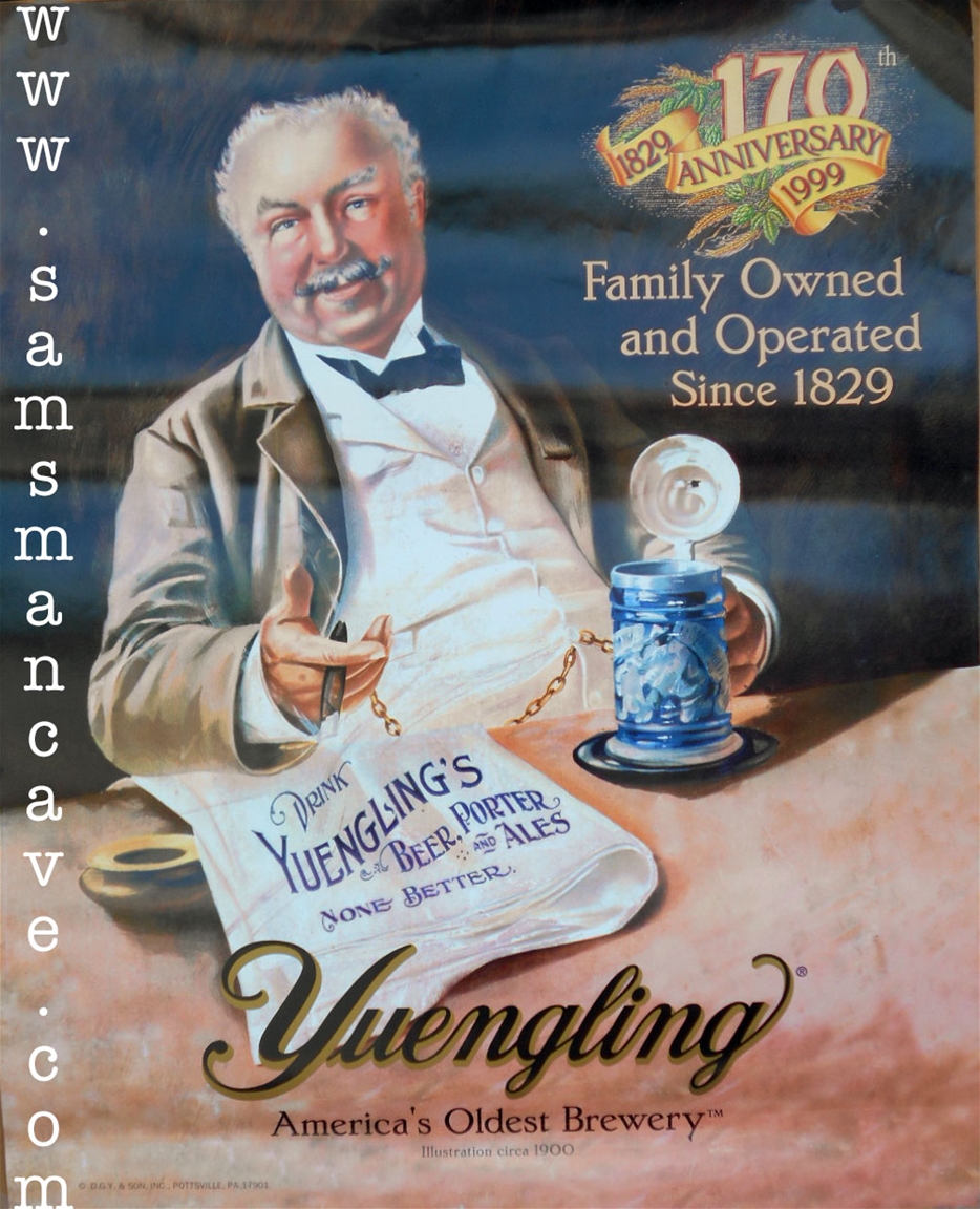 Yuengling 170th Anniversary Beer Poster