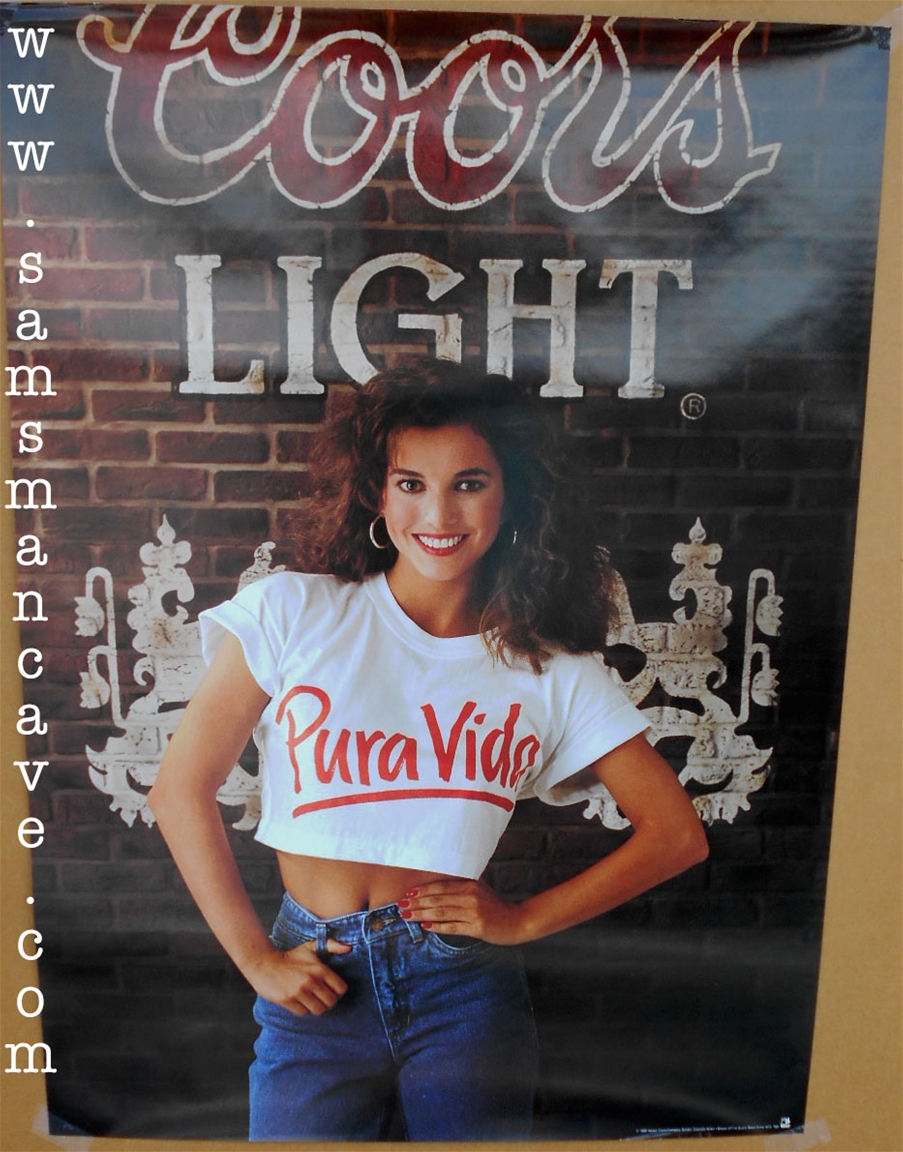 Coors Light Pura Vida Beer Poster