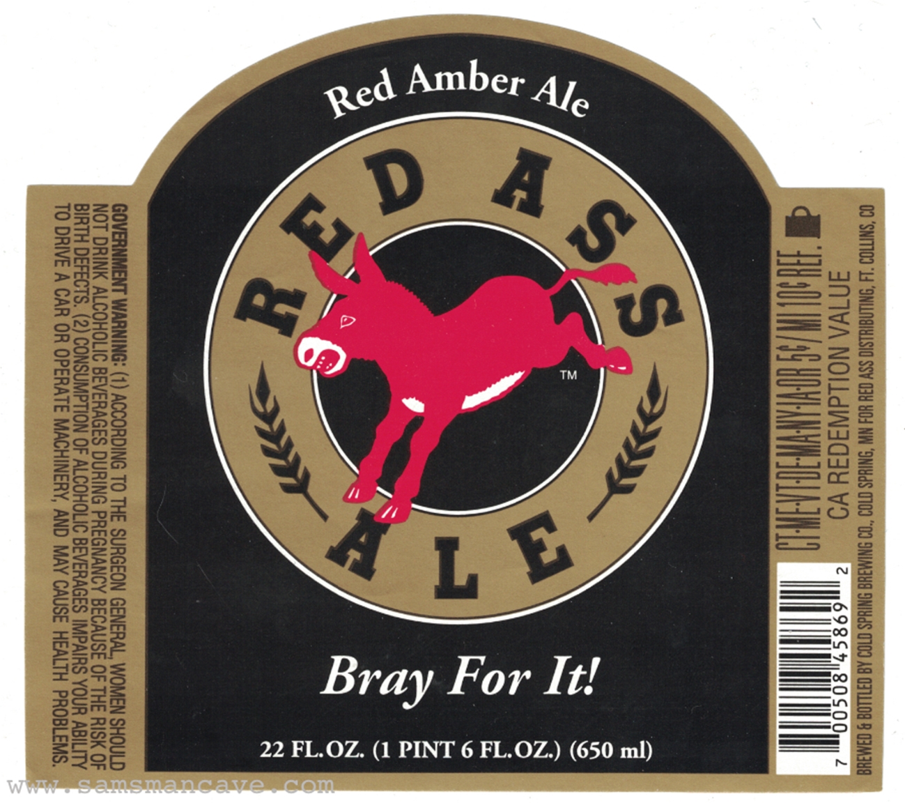 Red Ass Ale Label