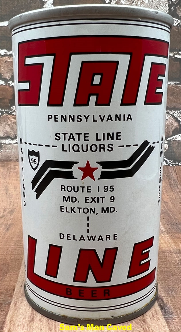 State Line Beer Can