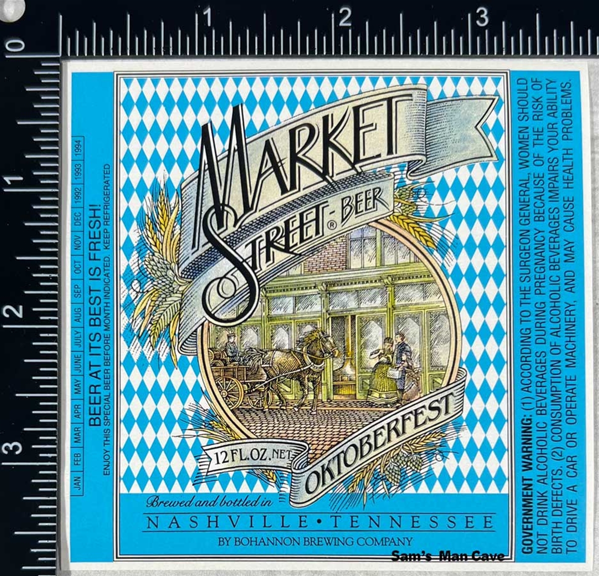 Market Street Oktoberfest Beer Label