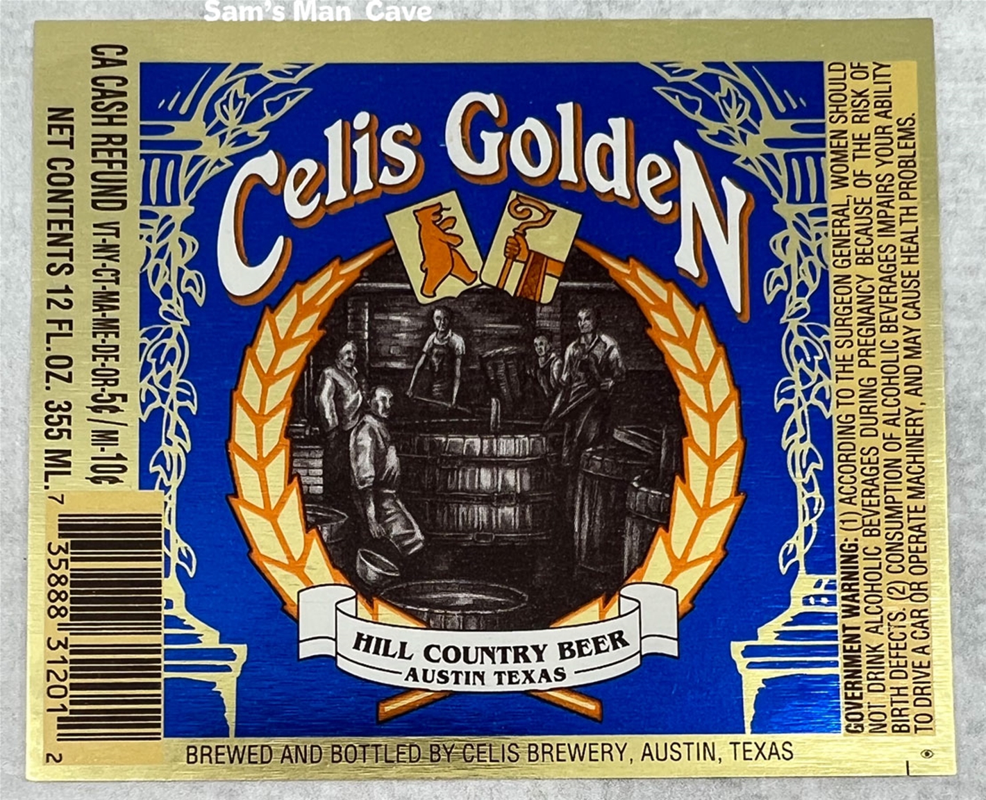 Celis Golden Beer Label