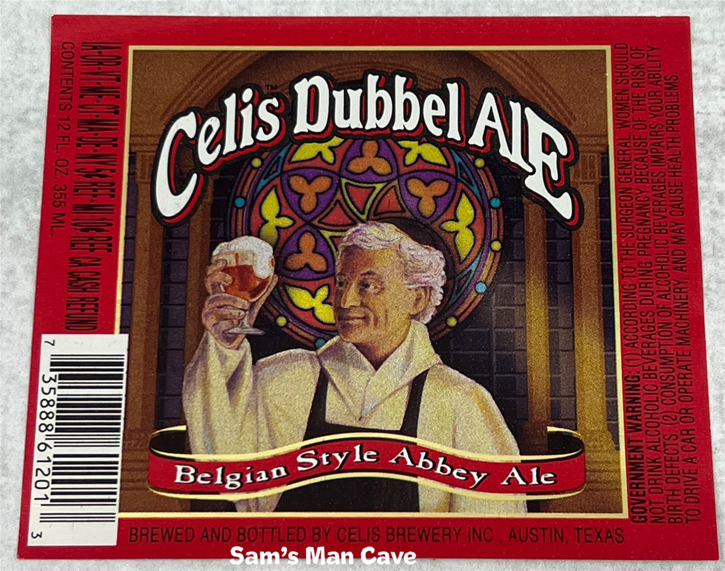 Celis Dubbel Ale Beer Label