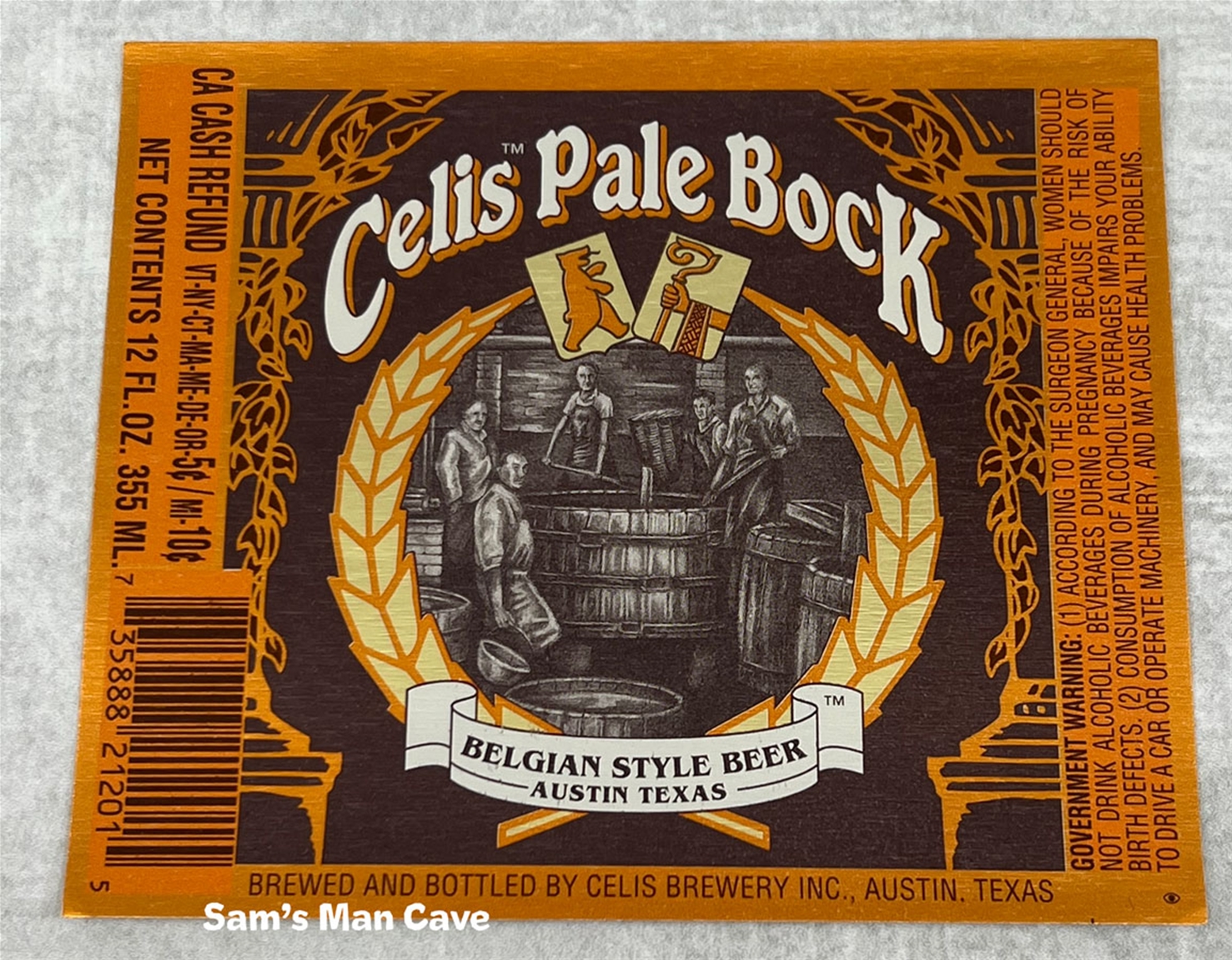 Celis Pale Bock Beer Label