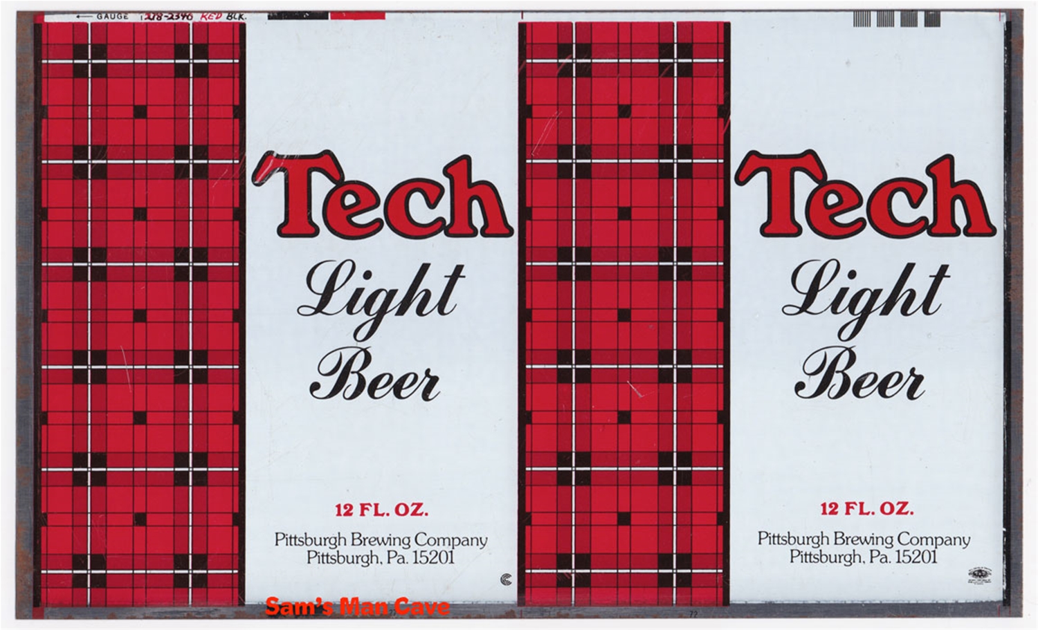 Tech Light Flat Unrolled Beer Can