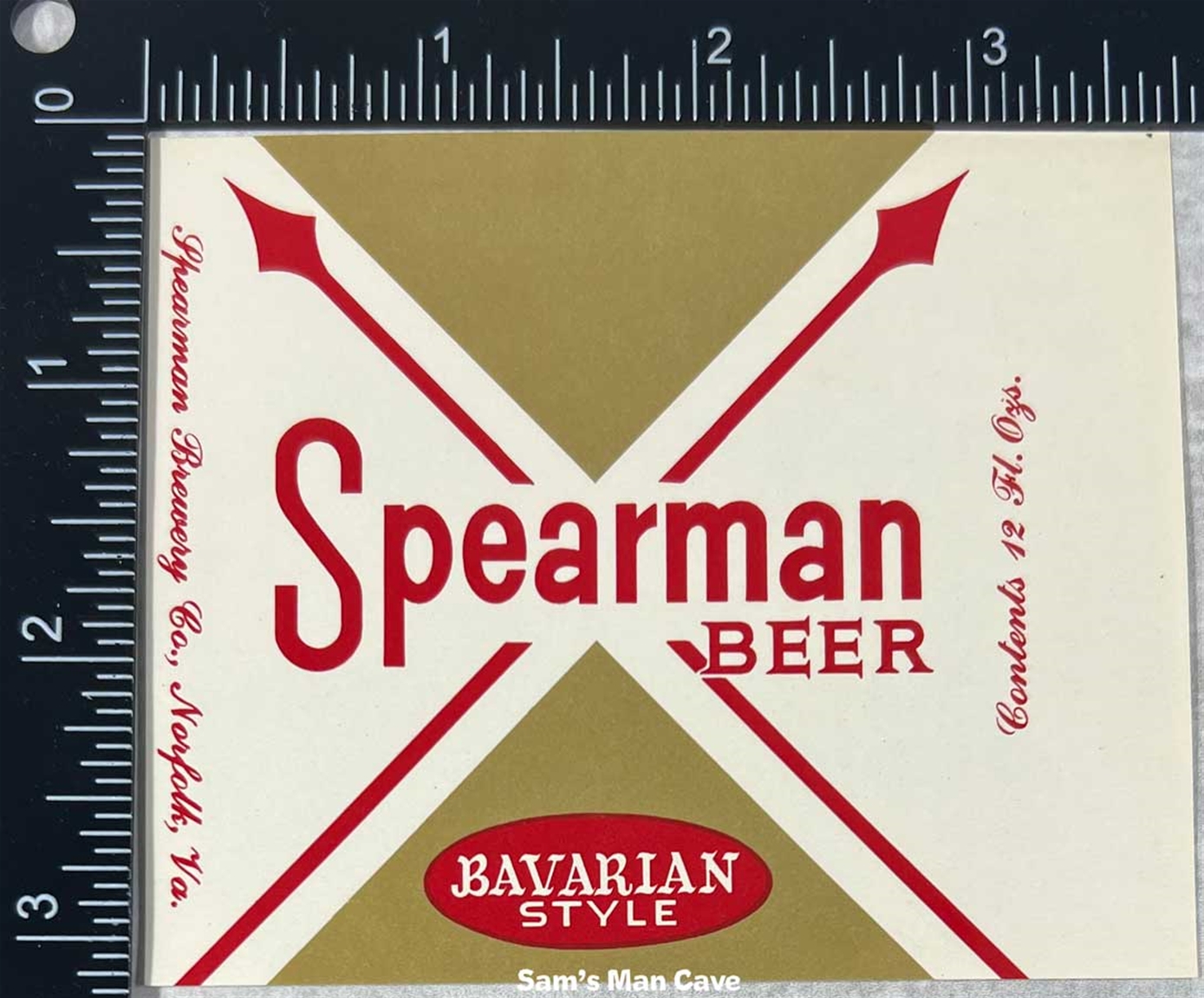 Spearman Beer Bavarian Style Label
