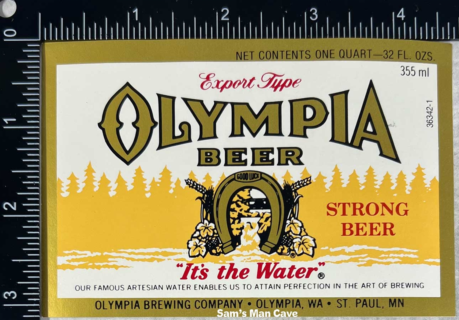 Olympia Beer Label