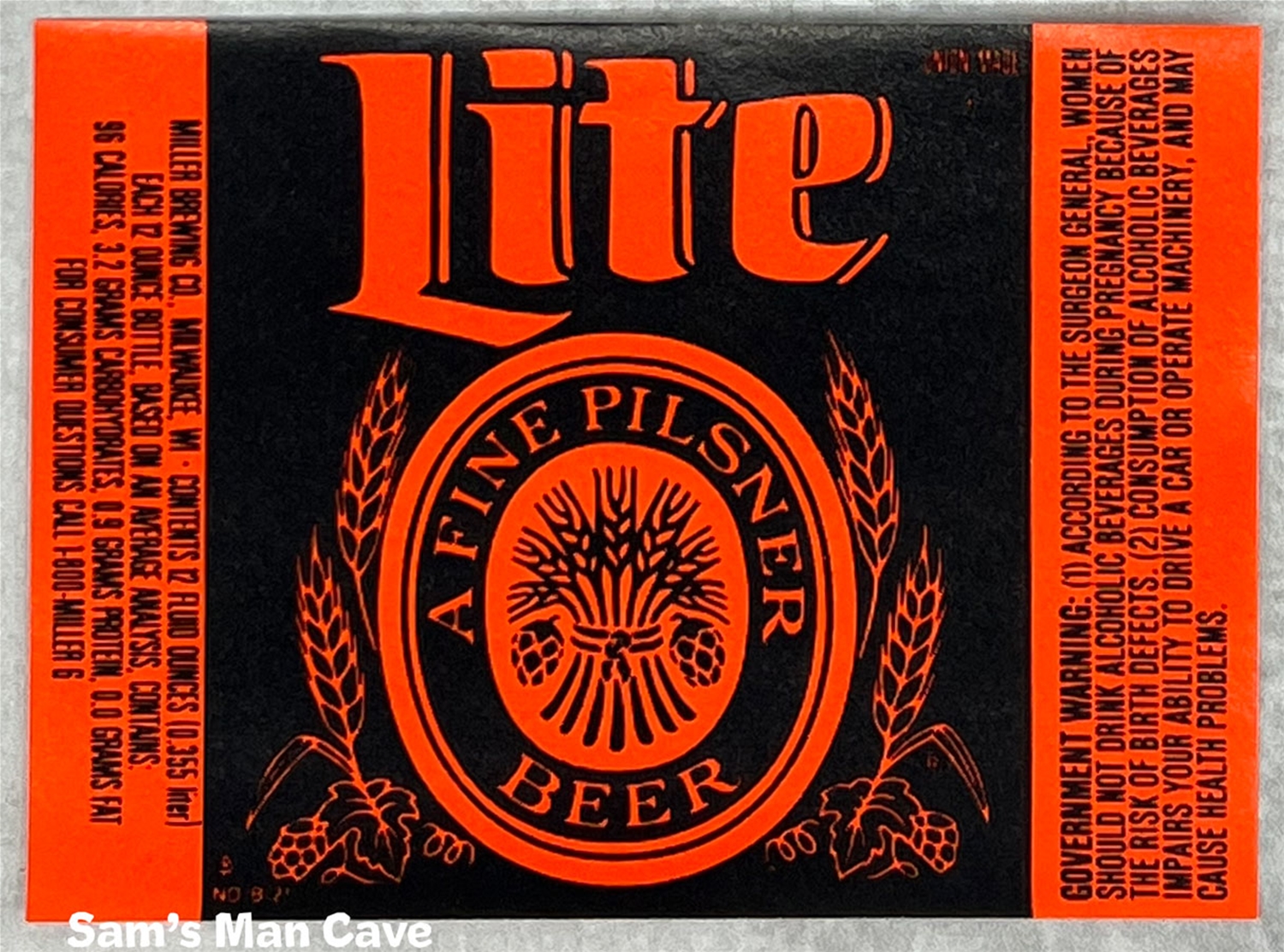 Lite Beer Label