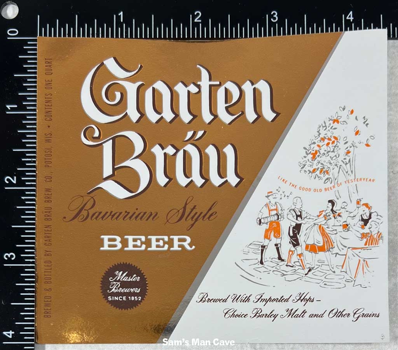 Garten Brau Beer Label