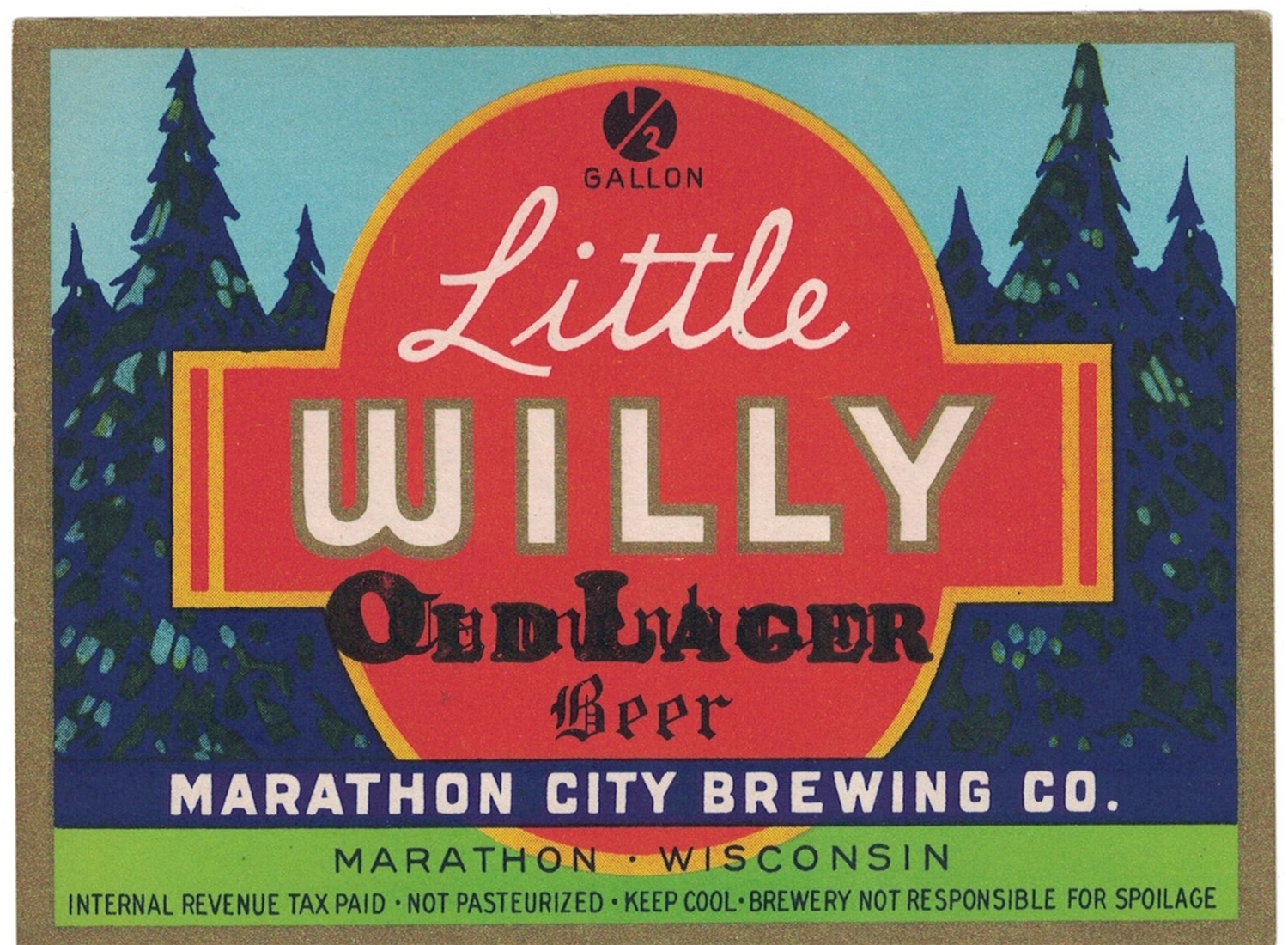 Little Willy Old Lager Beer IRTP Label