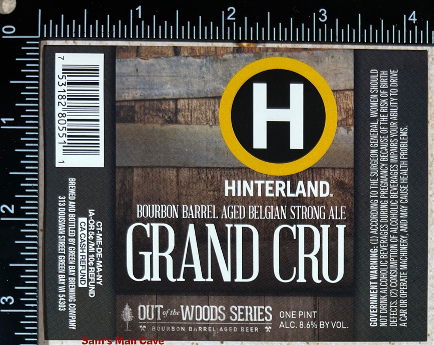 Hinterland Grand Cru Label