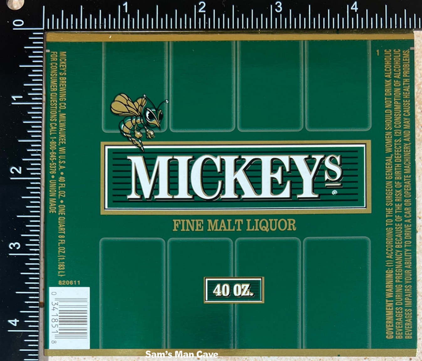 Mickey's Malt Liquor Label